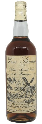 RHUM TROIS RIVIERES - Hors d'âge - Millésime 1953 - 45% avis meilleur prix bon caviste bordeaux