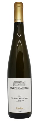 MARKUS MOLITOR - Wehlener Klosterberg - Riesling - Auslese GK (moelleux) 2015