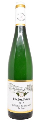 JJ PRÜM - Wehlener Sonnenuhr Riesling Auslese (moelleux) 2012