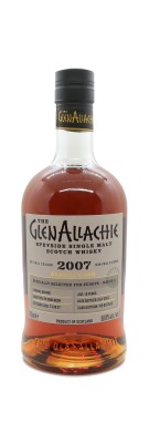 GLENALLACHIE - 15 ans - Single Cask for Europe Pedro Ximenez Puncheon - Millésime 2007 - Batch 6 - Bottled 2023 - 58.8%