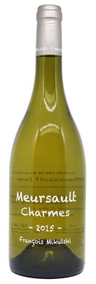 MEURSAULT 1ER CRU CHARMES MIKULSKI FRANÇOIS 2015