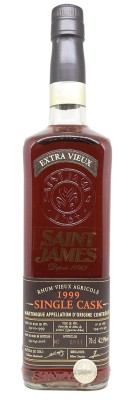 SAINT JAMES - Single Cask 1999 - Coffret bois - 42,9%