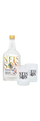 NEISSON - Coffret Ti-punch Blanc avec 2 verres - 50%