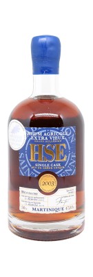 RHUM HSE - Rhum hors d'âge - Single Cask - Millésime 2003 - 47,8%