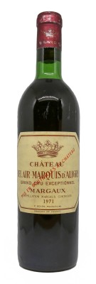 Château BEL AIR MARQUIS D'ALIGRE  1971