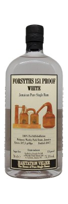 HABITATION VELIER - Forsyths WP 151 Proof - Vintage 2017 - 75.5% 2017