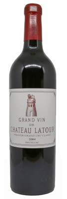 Château LATOUR  2004 best wine of bordeaux good rings stars