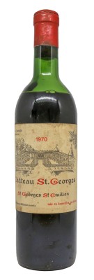 Château SAINT-GEORGES 1970 cheap purchase old vintage rare wine good and cheap with a good opinion