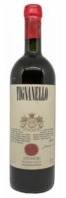 Antinori Marchesi - Tignanello   1989 ACHAT PAS CHER VIEUX MILLESIMES VIN ITALIEN TOSCANE TIG 