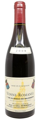 Domaine REMORIQUET - Vosne Romanée 1er Cru - Au dessus des Malconsorts 2008