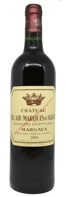 Château BEL AIR MARQUIS D'ALIGRE 2004