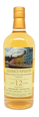 Hidden Spirits - LEDAIG - 12 ans - Millésime  2009 - 54,20%