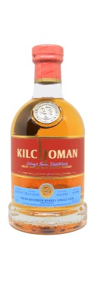 KILCHOMAN - 13 ans - 2007 - Bourbon Single Cask - Bottled 2021 - 54,4%