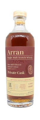 ARRAN - 11 ans - Millésime 2009 - Sherry Hogshead Single Cask - 56,30%