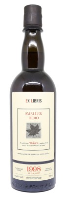 EX LIBRIS - WISERS 1998 - Smaller Hero - Bottled 2021 - 64,50%