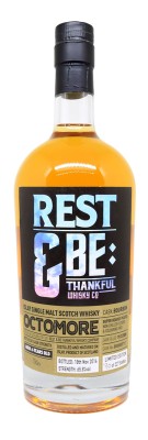 Rest & Be Thankful  - OCTOMORE 2008 - 6 ans d'âge - Single Bourbon Cask n°B000005712 - Bottled 2014 - 65,8%