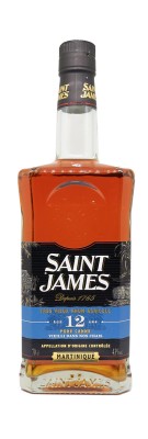 SAINT JAMES - 12 ans - Nouvelle bouteille - 43%