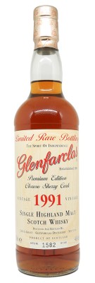 GLENFARCLAS - Limited Rare Bottling - Oloroso Sherry Cask - 16 ans - Millésime 1991 - Bottled 2007 - 46%