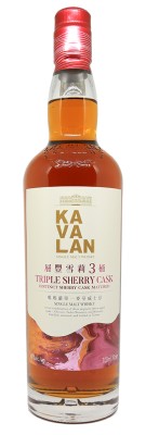 KAVALAN - Triple Sherry Cask - Bottled 2021 - 40%