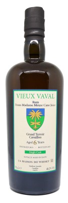 VIEUX VAVAL - 6 ans - Millésime 2015 - Single Cask #WHKVA-5 - Bottled 2021 - 48.20%