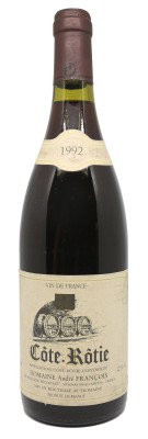 COTE ROTIE - Mise A. François  1992 achat pas cher vieux millesimes meilleur prix avis