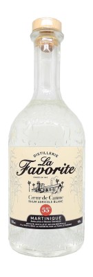 LA FAVORITE - Rhum Blanc - Coeur de canne - Version 1 Litre - Edition 2021 - 55%