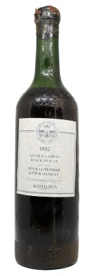 Massandra - Black muscat - Massandra collection of Kuchuk Lambat 1932