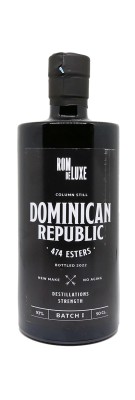 Rom de Luxe - Republique Dominiquaine - New Make - Brut d'alambic - Batch 1 - Bottled 2022 - 93%