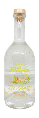 LA FAVORITE - Tjé Kann - Rhum Blanc 1 litre - Mise 2024 - 48%