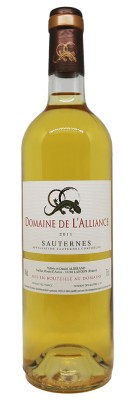 Domaine DE L'ALLIANCE - Sauternes - Vino dulce 2011 barato comprar tan bueno como yquem mejor precio buena opinión