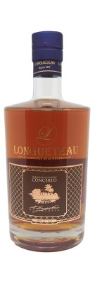 RUM LONGUETEAU - Very old rum - Concerto - Batch 1 - 47.2% buy cheap Bordeaux rum best price good opinion