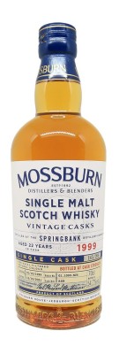 Mossburn - Springbank 22 ans - Millésime 1999 - Single Cask n° 01.1099.SC4 - 54.7%