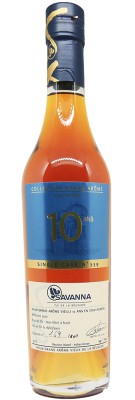 SAVANNA - Rhum hors d'âge - 10 ans - Grand Arôme Chai Humide - Cask n°339 - 59,1 %  2007 achat pas cher meilleur prix avis bon rhum pas cher caviste rhumerie