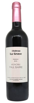 PAUL BARRE - Château La Grave - Biodynamics 2016