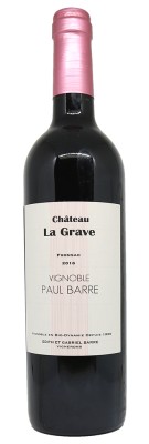 PAUL BARRE - Château La Grave - Biodinámica 2016