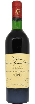 Château FRANQUET GRAND POUJEAUX  1975