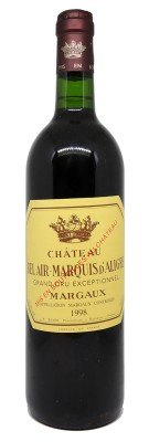 Château BEL AIR MARQUIS D'ALIGRE 1998