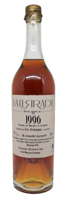 Armagnac Laterrade - Bas-Armagnac - 1996 - Domaine de Marquet - Brut de Fût - 40%