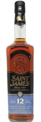 RUM SAINT JAMES - Aged rum - Private reserve - 12 years old - 43%