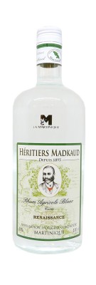 Héritiers Madkaud - Rhum Blanc - Renaissance - 50%