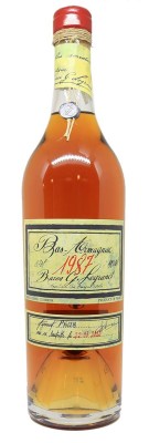 Gaston Legrand - Millésime 1987 - Bas Armagnac - 40%