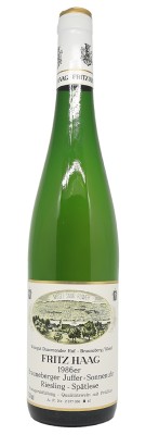 FRITZ HAAG - BRAUNEBERGER Juffer Sonnenuhr Riesling Spätlese 1986 Buen consejo comprar al mejor precio Comerciante de vinos de Burdeos