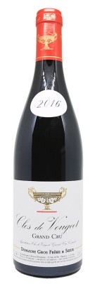 Domaine Gros Frère et Soeur - Clos de Vougeot grand cru  2016 Bon avis achat au meilleur prix caviste bordeauxs pour la garde. 