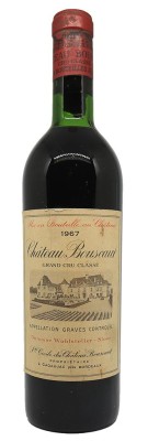 Château BOUSCAUT  1967 Bon avis achat au meilleur prix caviste bordeaux