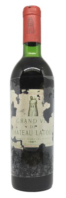 Château LATOUR  1967  Bon avis achat au meilleur prix caviste bordeaux