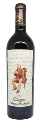 Château MOUTON ROTHSCHILD 2003 Buen consejo comprar al mejor precio El comerciante de vinos de Burdeos