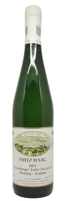 FRITZ HAAG - BRAUNEBERGER Juffer Sonnenuhr Riesling - Auslese 1993 Buena compra al mejor precio Comerciante de vinos de Burdeos