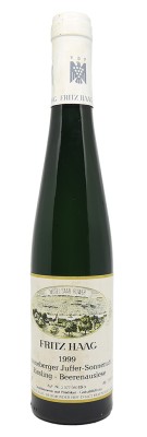 FRITZ HAAG - BRAUNEBERGER Juffer Sonnenuhr Riesling - Beerenauslese BA 1999 Buena compra al mejor precio Comerciante de vinos de Burdeos