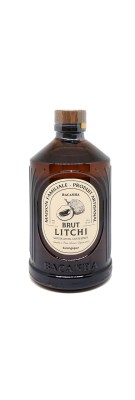 BACANHA - Sirop Français Bio Brut - Litchi