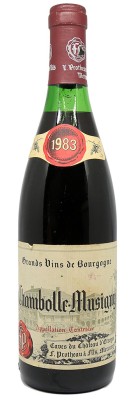 PROTHEAU & FILS - CHAMBOLLE MUSIGNY 1983 reviews best price good wine merchant bordeaux